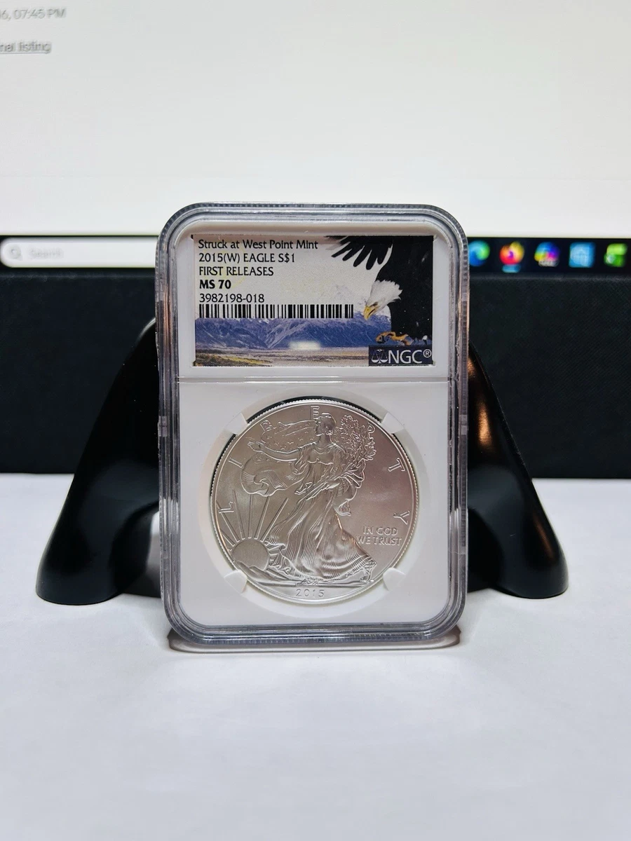 American Eagle MS 70 Graded 2015 Silver Bullion Coins for sale | eBay