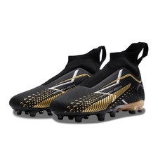 Black and Gold Midnight Gator Soccer Cleats Driven on Tuesdays Mens Size 10.5