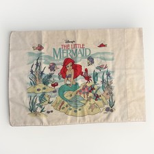 Vtg The Little Mermaid Ariel Standard Pillowcase 1