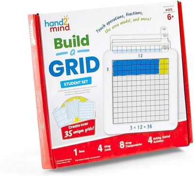 Learning Resources Bauen magnetischer Schülergitter 4er Set