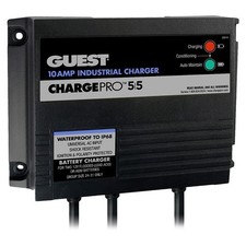Guest 10Amp - 12/24V 2 Bank 120V Input On-Board Battery Charger 28210