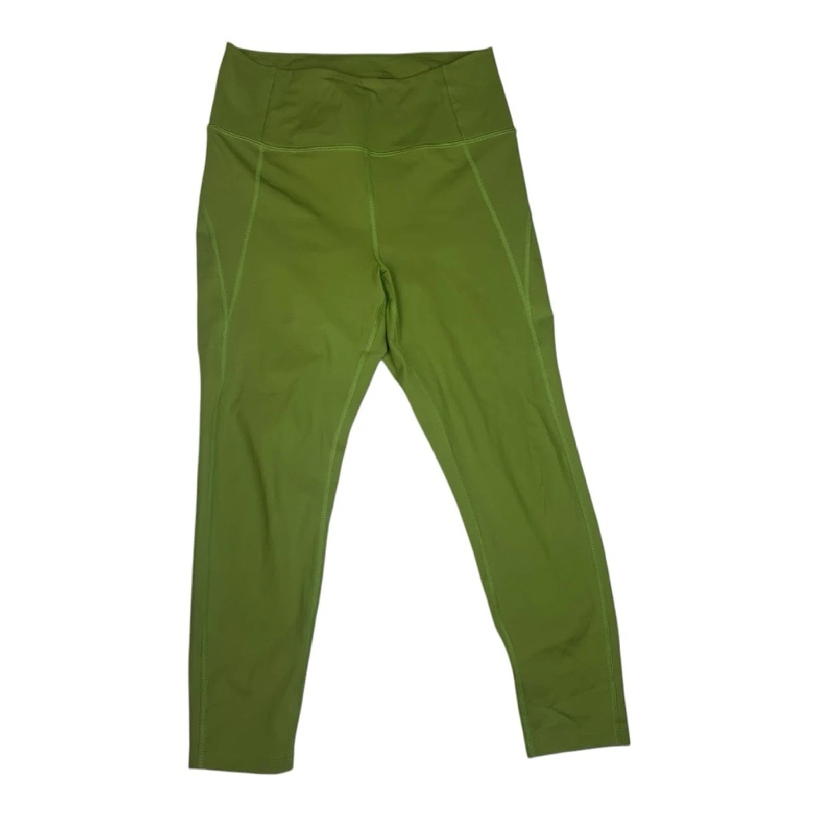 Girlfriend Collective women's large green Capri crop leggings athleta Lulu soft