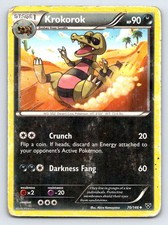 Krokorok 70/146 Uncommon XY Base Set Pokemon Damaged