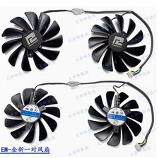 For POWERCOOLOR/DATALAND RX5700XT 5700 5600XT Red Dra Graphics Card Fan Parts