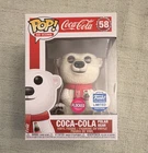 Funko Pop! Vinyl Ad Icons Coca-Cola Polar Bear Flocked Funko Shop #58 LE