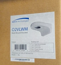 Speco Wall Mount Security Camera Dome O2VLWM Wall Mount Bracket