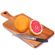 Acacia Wood Cutting Board with Handle for Kitchen Small Wooden Chopping Board...