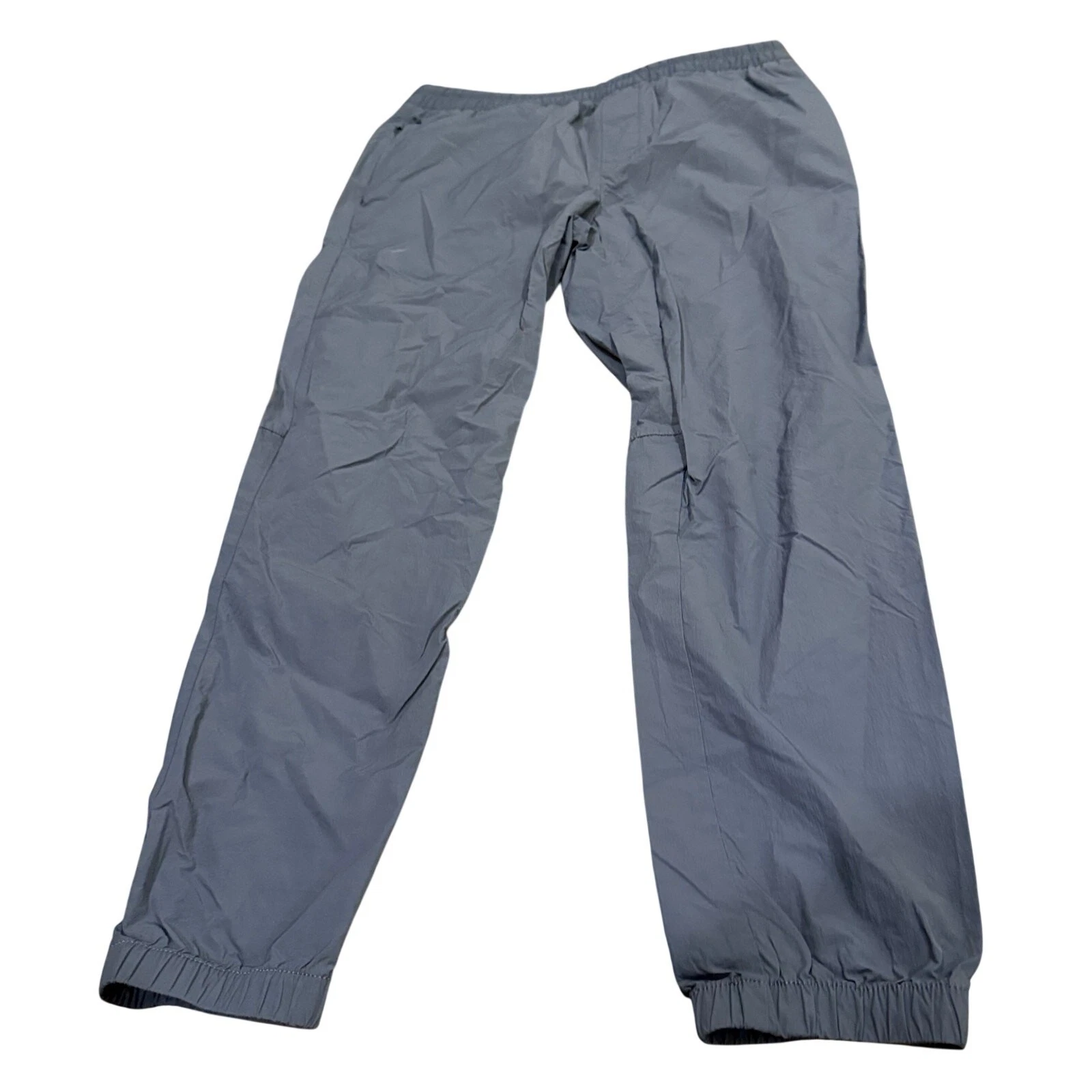Banana Republic Mens Drawstring Slim Fit Pants Joggers Medium Grey Elastic Waist