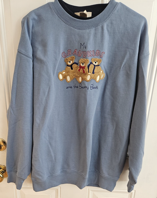 #ad #ad Grandparent Sweatshirt My Grandkids are the Beary Best Sz L Great Gift $18.00
