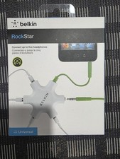 BRAND NEW in Sealed Box - Belkin RockStar 5 Port Audio Headphone Splitter 3.5mm