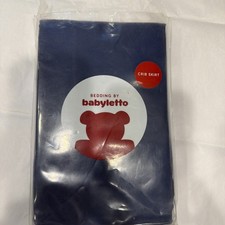 Babyletto Crib Skirt In Bloom Blue Model T8031 brand new in package