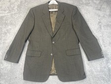 Jack Victor Blazer Mens 42R Gray Wool Luca CT Sport Coat Two Button Notch Lapel