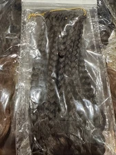 24” Brown Braided Hair Weave Extension (9 Pack)