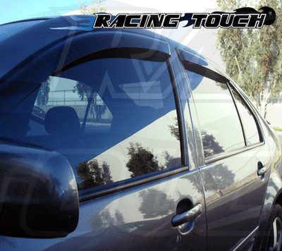 Out-Channel Window Visors Rain Guard Sunroof 5pcs for Subaru Legacy B4 4Dr 09-14