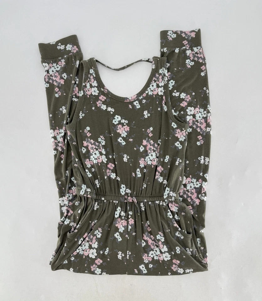 Mono mameluco floral verde para niña Tucker & Tate talla XL 14/16 elástico cómodo Foto 3 de 4