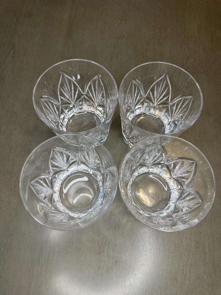 Gafas dobles antiguas Williams Sonoma Fiore, juego de 4 Foto 3 de 4