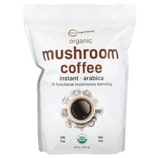 Micro Ingredients Organic Instant 10-in-1 Mushroom Coffee Powder, 28 oz 793 g 