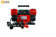 COMPRESSORE ARIA BICILINDRICO PORTATILE A CICLO CONTINUO 300 LITRI/MINUTO (A-...