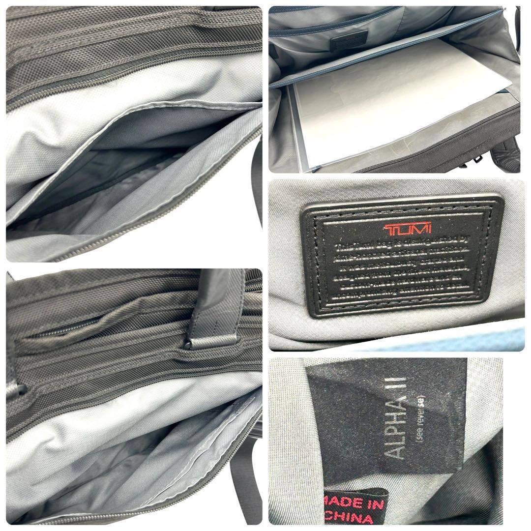 TUMI 1563 ALPHA2 Business Bag 2way Black A4 297 | eBay