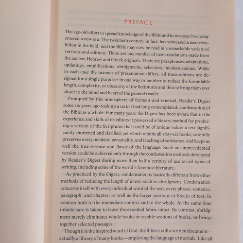 The Reader's Digest Bible Condensed From the RSV Old & New Testaments 1982 HC - Picture 14 of 24
