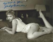 JUDY BAMBER SIGNED AUTHENTIC 8x10 PHOTO SEXY BLONDE ACTRESS BOMBSHELL D w/COA
