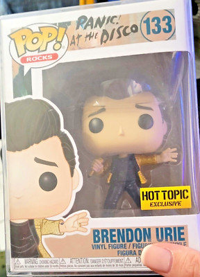 Brendon Urie  Panic At The Disco Funko Pop 133 Hot Topic Exclusive mit Protector