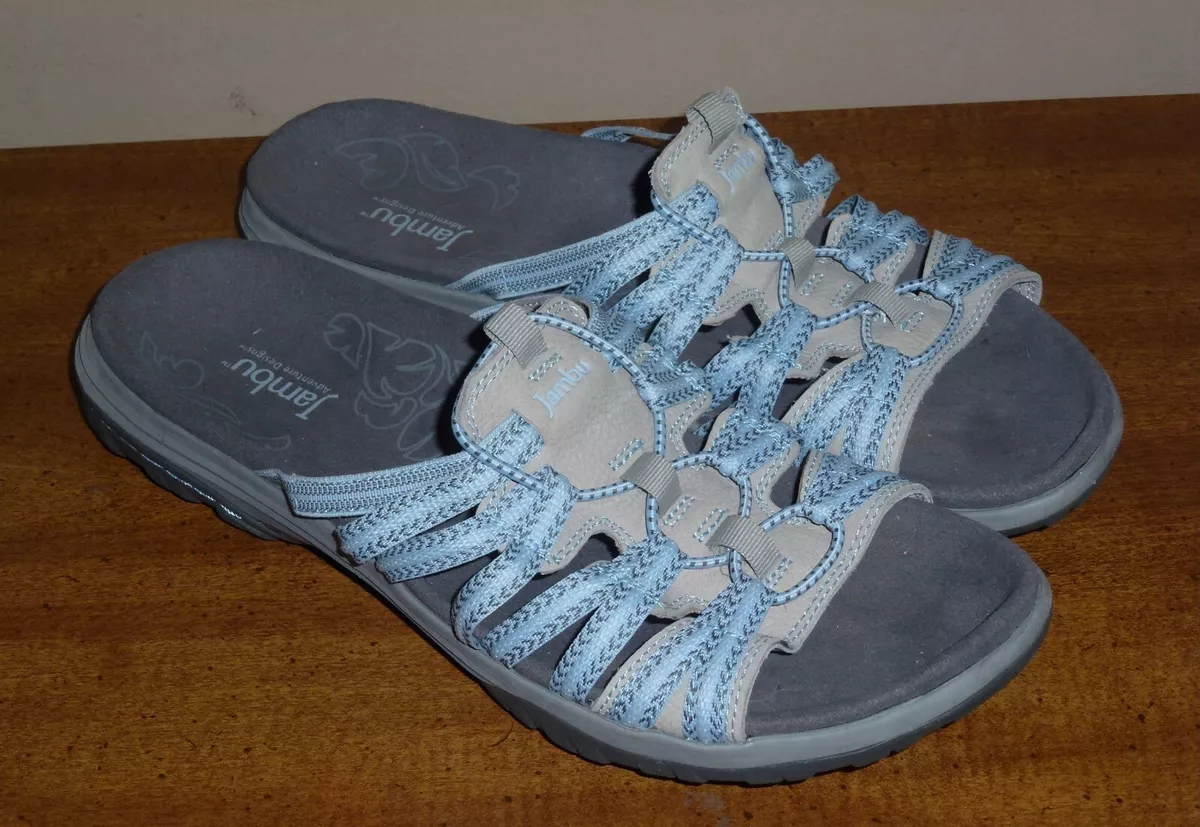 Blue sandals for ladies store