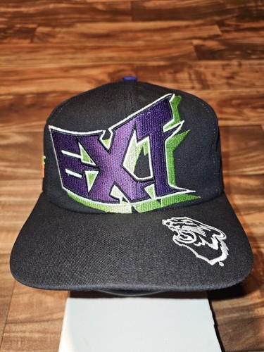 New Vintage 1990s Arctic Cat Snowmobile EXT Promo Black Hat Bundle 2 Hats Total - Picture 2 of 15