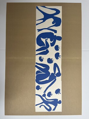 Original Klapp Matisse Lithographie Druck (1958) nach Femmes et Singes (1952)