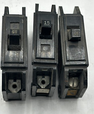Westinghouse 15amp Circuit Breaker QUICKLAG-C 1 pole 120/240AC LOT OF 3  