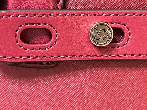 New Michael Kors Carmen Mulberry MD Flap Satchel 35S2GNMS8L MSRP $558 - Picture 2 of 11