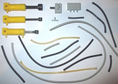 Lego - Luftpumpe / Schlauch / Schalter / Ventilverteilung - Modell wählbar