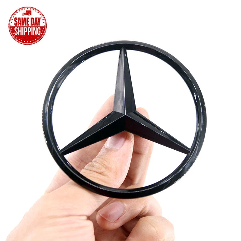 Para Mercedes-Benz W166/Insignia Tapa Bota Trasera Estrella Brillo Negro A1668170016/ Foto 2 de 4