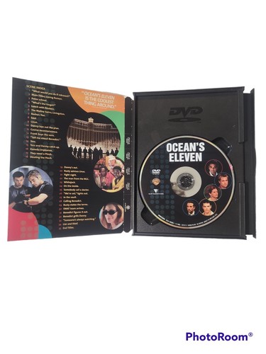 Oceans Eleven Movie DVD George Clooney Julia Roberts (DVD, 2002, Widescreen) - Imagen 3 de 4