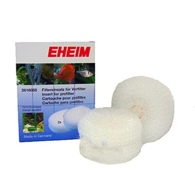 EHEIM 2616050 CARTRIDGE INSERTS FOR PREFILTER 4004620. 2 PACK