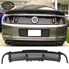 Fits 13-14 Ford Mustang V6 & GT Rear Diffuser Bumper Lip Lower Valance PP