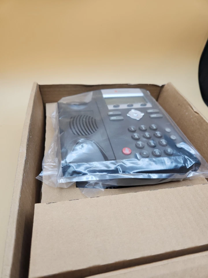 Polycom SoundPoint IP 335 VoIP PoE Business Telephone NEW 2200-12375-025 - Image 3 of 4