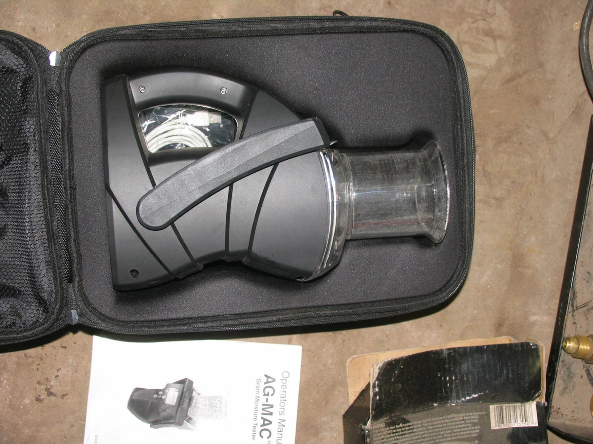 Agratronix Ag MAC Grain Moisture Tester Corn Beans Wheat Oats Rye