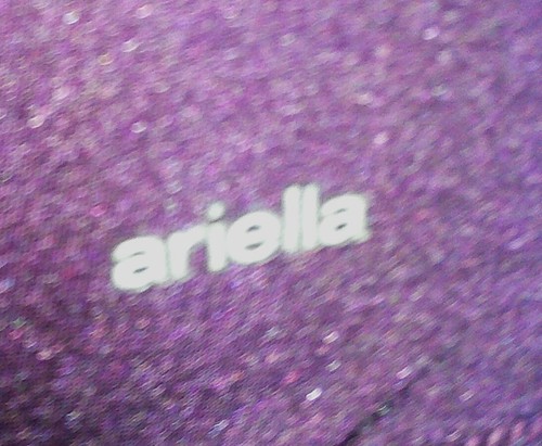 Badeanzug Gr.44 von Ariella aubergine mit Muster - Bild 5 von 6