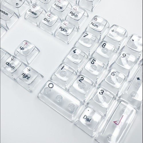 Thai Transparent Keycap Set PC Shine Through Backlit Keycaps CBSA Profile - Picture 4 of 14