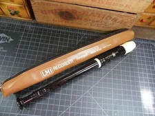 Vintage Recorder Soprano Musical Instrument with Cover Music Band