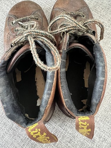 Dr. Doc Martens Y2K Chunky Oxford Boots Shoes Brown Womens 8 / UK 6 *Flaws* 8287 - Picture 6 of 12