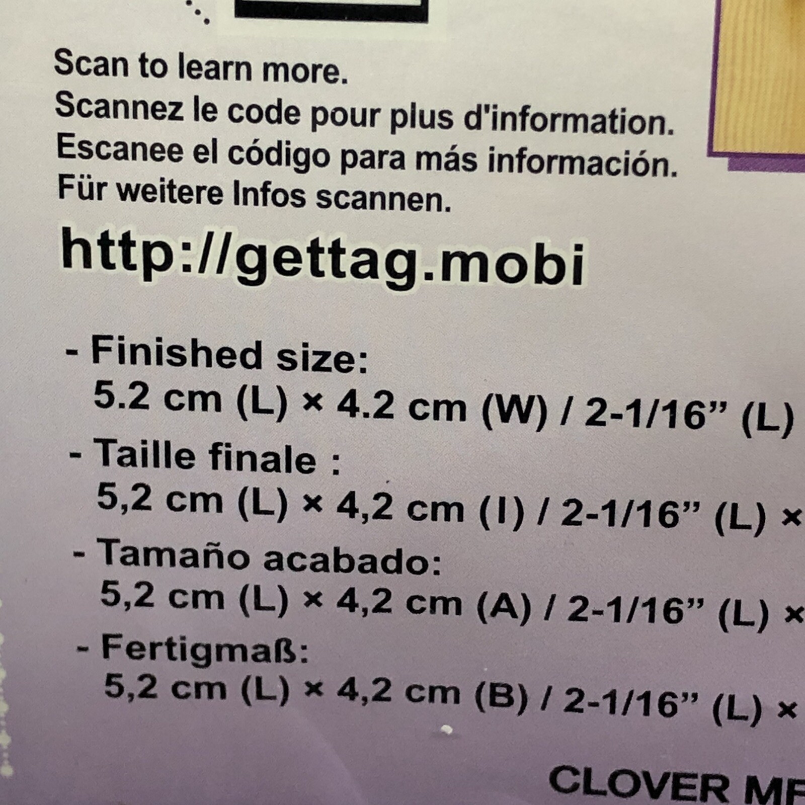 Clover Rose Brooch Beading Loom Kit #9920 Pin Back DIY Christmas Gift Made Japan