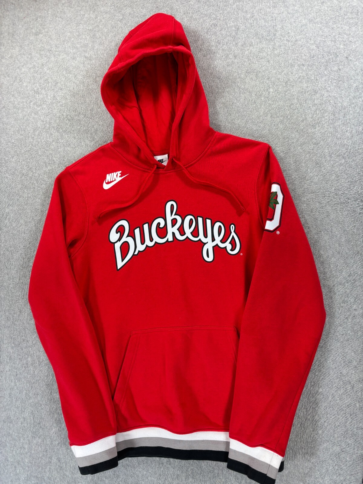 Ohio State Buckeyes Nike Campus Hoodie Sweatshirt (Men's Small) Red