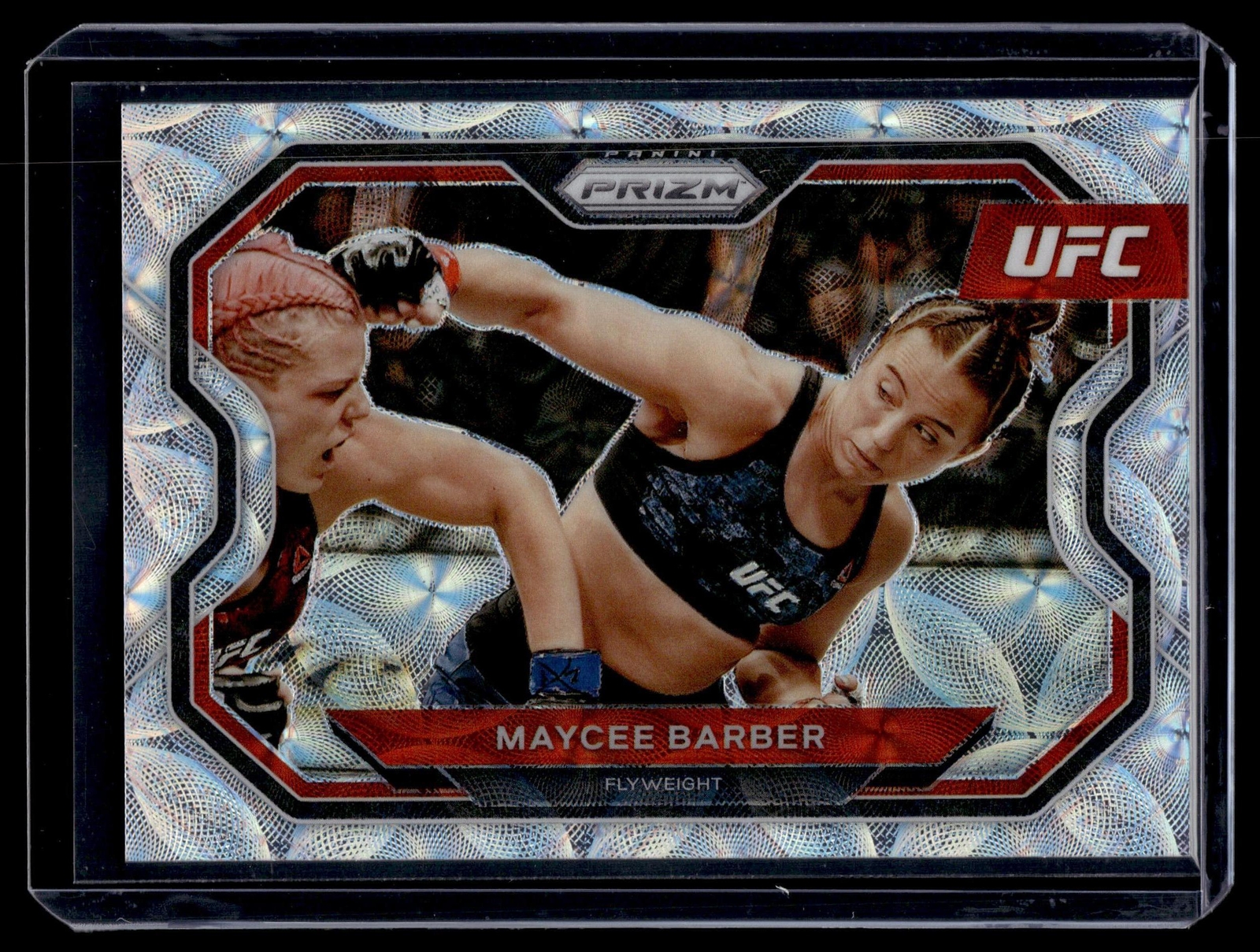 Maycee Barber 2021 Panini Prizm UFC Premium Box Set Scope Card 32/99 #163