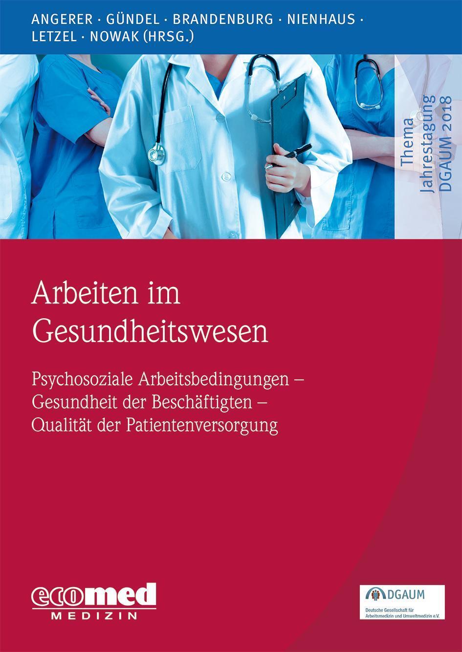 Thumbnail - Arbeiten Gesundheitswesen | Peter Angerer (u. A.) | Taschenbuch | 484
