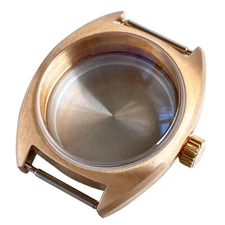 20ATM 36mm Sapphire Glass Diver Solid CuSn8 Bronze Watch Case For NH35 NH36 2824