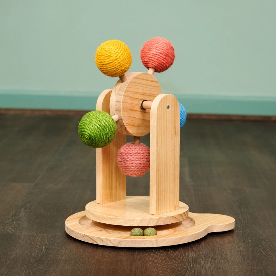 Ferris Wheel Cat Toy Kitten Scratcher-S1602 - Image 2 of 4