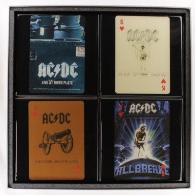 AC/DC Collector Card Drink Coaster Set 4 Coasters - Handmade | eBay