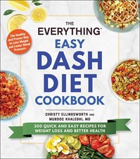 Everything Easy DASH Diet Cookbook by Christy Ellingsworth 9781507215210 NEW